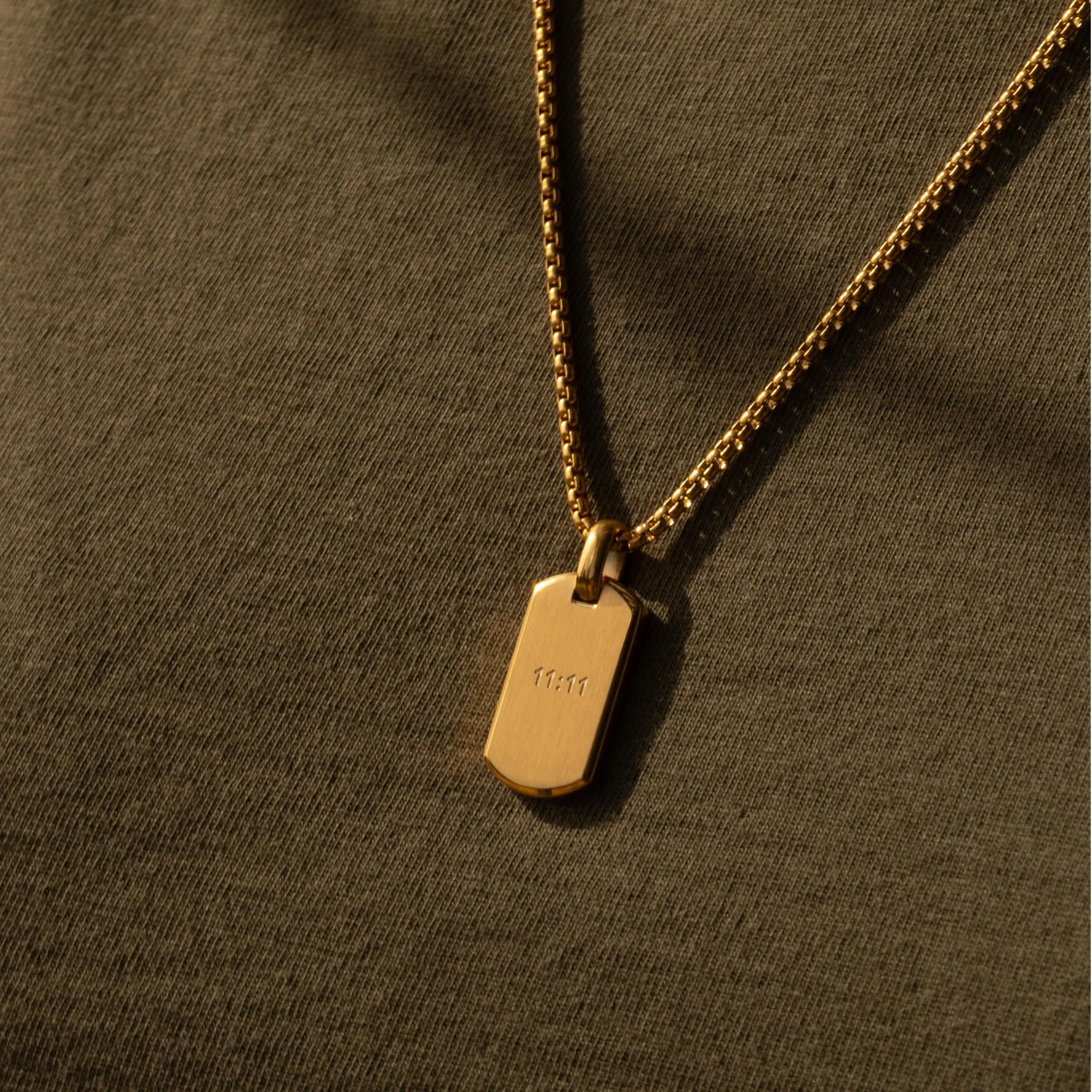 11:11 Tag Chain Necklace - Image 8