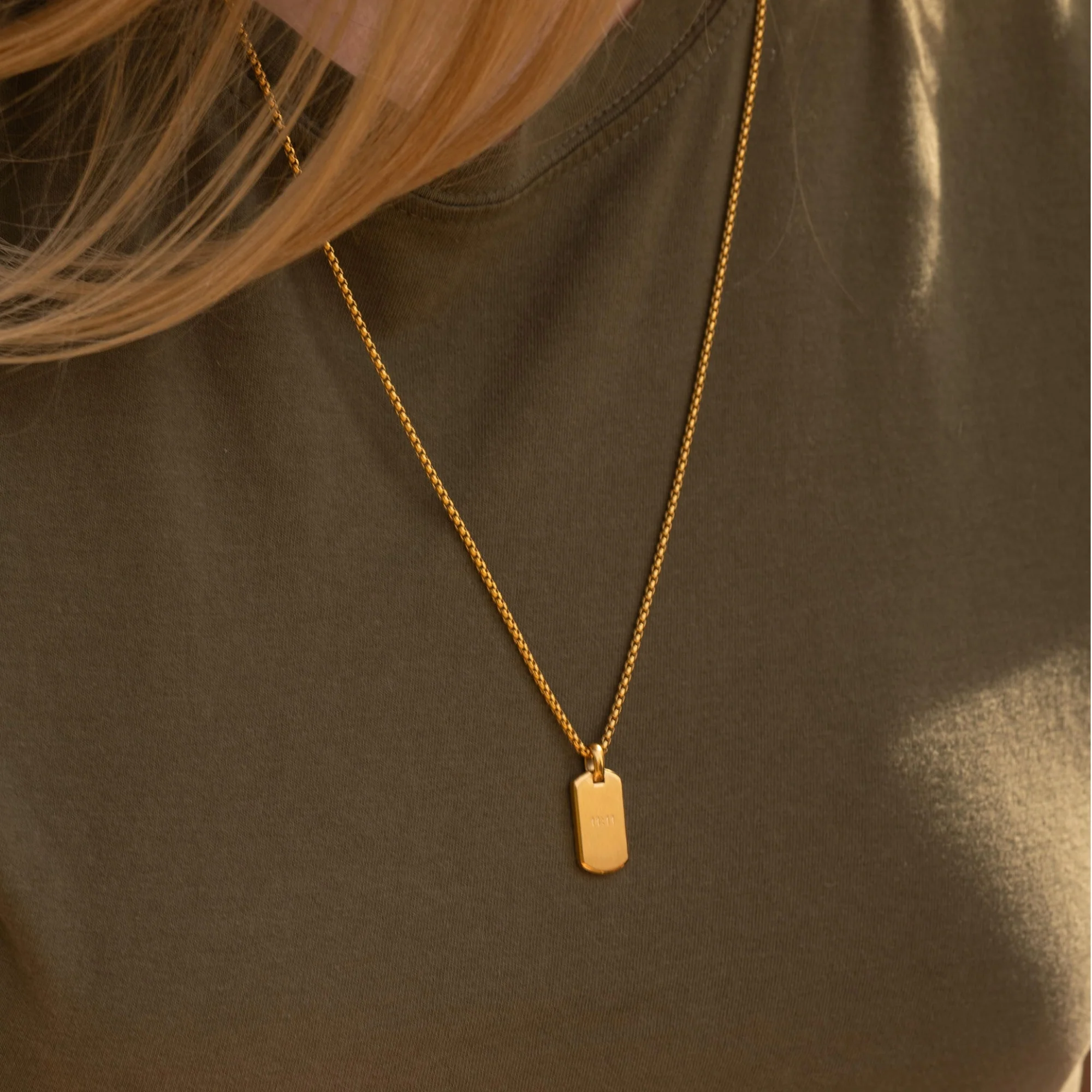 11:11 Tag Chain Necklace - Image 9