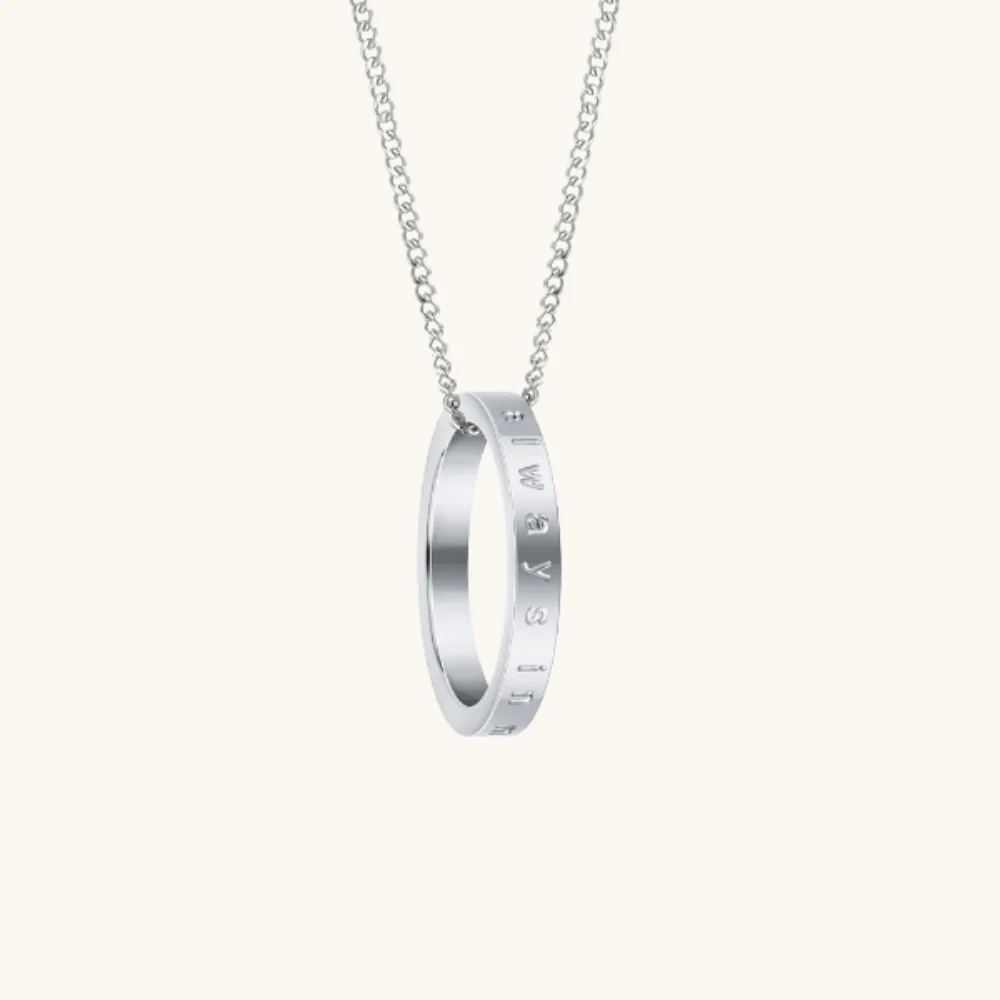 Always In My Heart (shiny) fidget ring necklace - Image 11