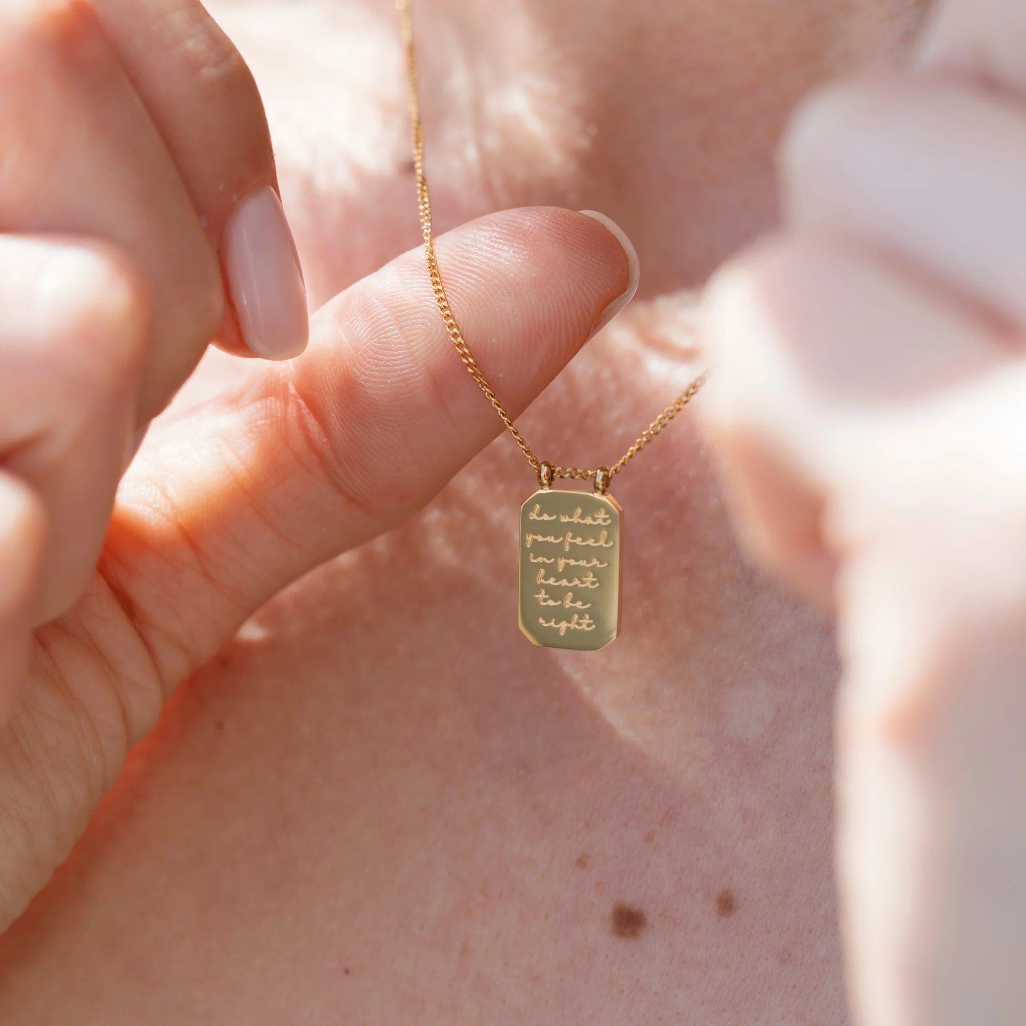 Do What You Feel In Your Heart To Be Right - Necklace - Image 3