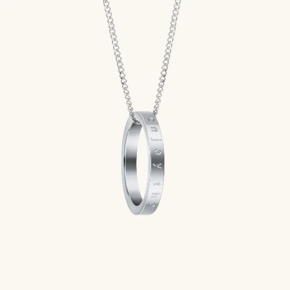 Enjoy The Journey (shiny) fidget ring necklace - Image 11