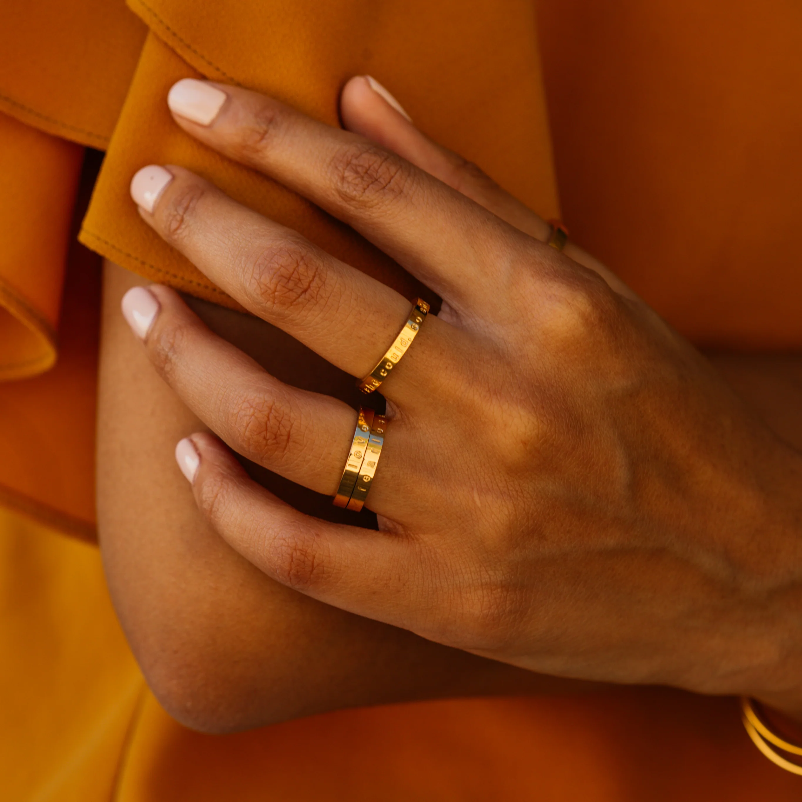 Fearless (shiny) fidget ring necklace - Image 7