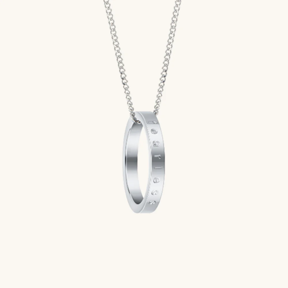 Fearless (shiny) fidget ring necklace - Image 9