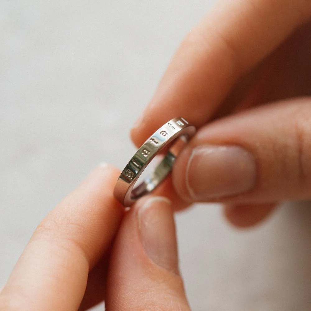 Grateful (shiny) fidget ring necklace - Image 5