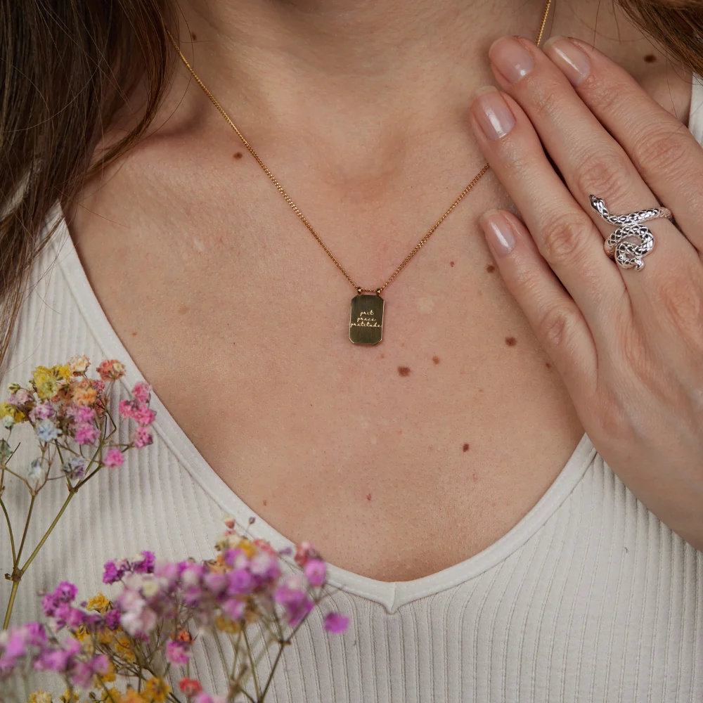 Grit Grace Gratitude - Necklace - Image 10