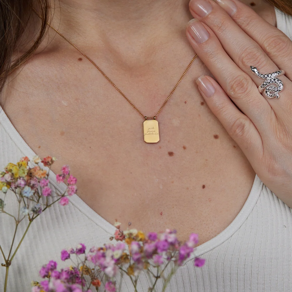 Grit Grace Gratitude - Necklace - Image 3