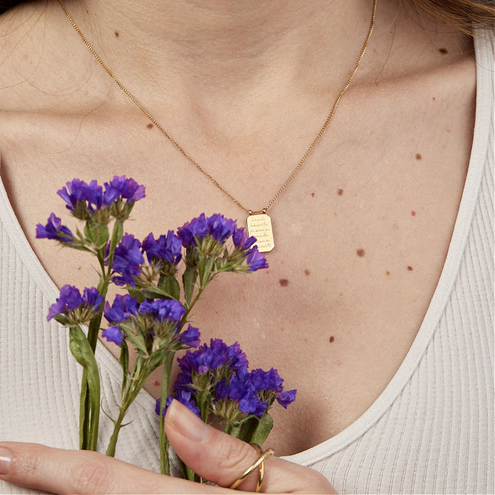 Kind Heart, Fierce Mind, Brave Spirit - Necklace - Image 6