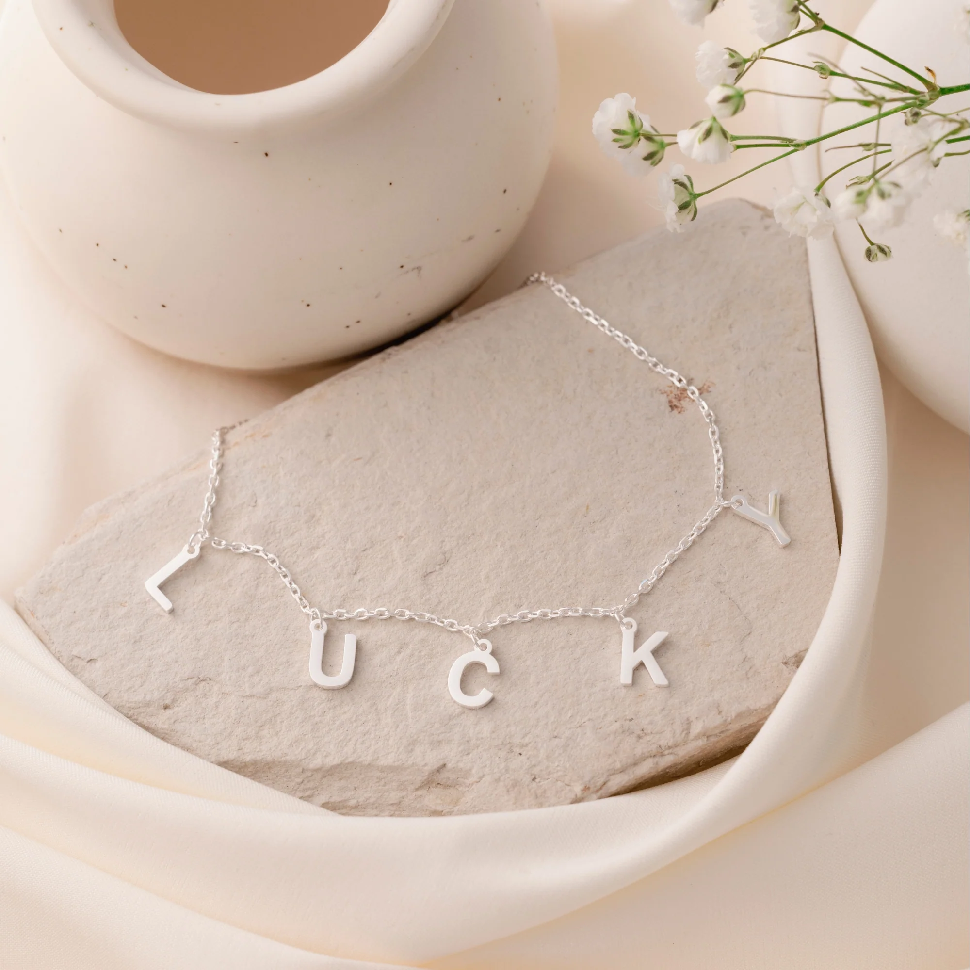 Lucky - Letter Chain necklace - Image 6