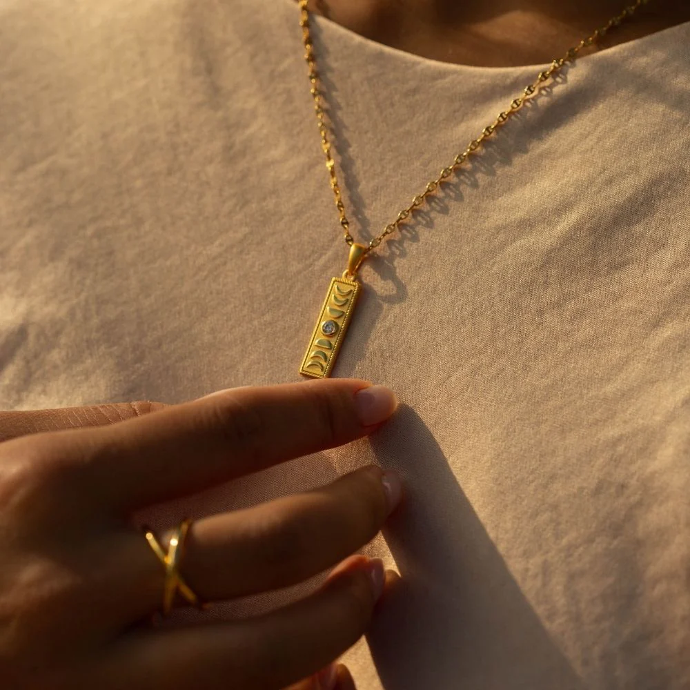 Lunar Phases Necklace - Beautiful In All Phases - Image 7