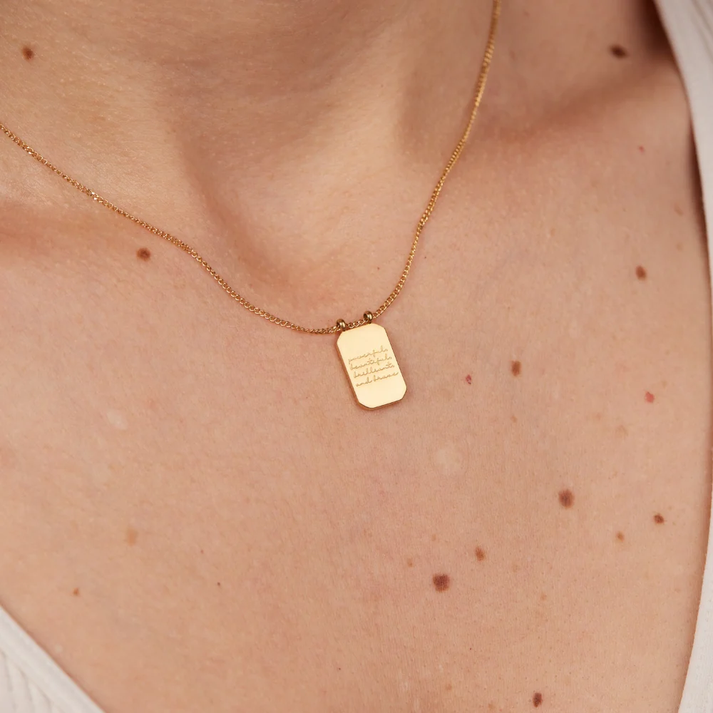 Powerful, Beautiful, Brilliant, and Brave - Necklace - Image 3