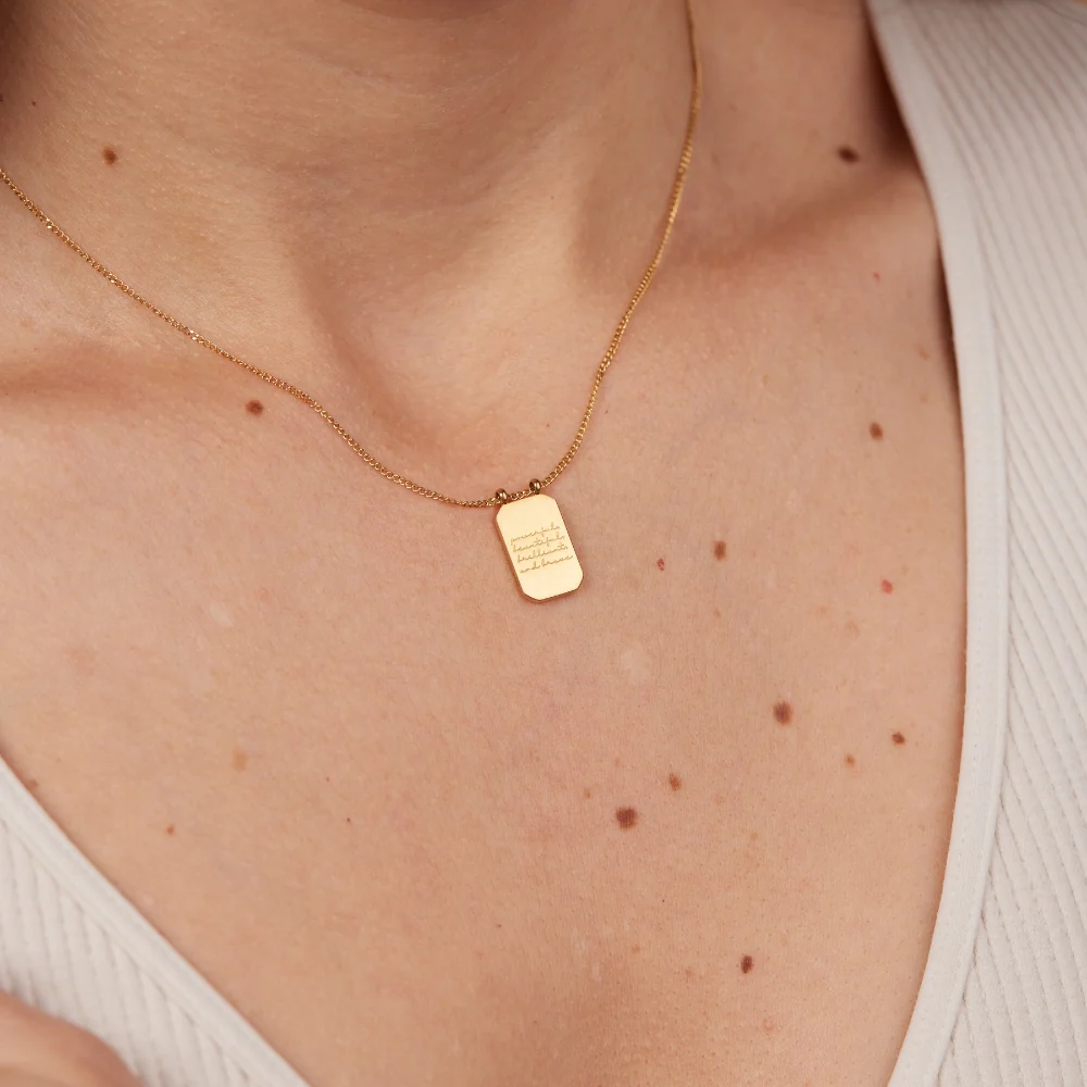 Powerful, Beautiful, Brilliant, and Brave - Necklace - Image 6