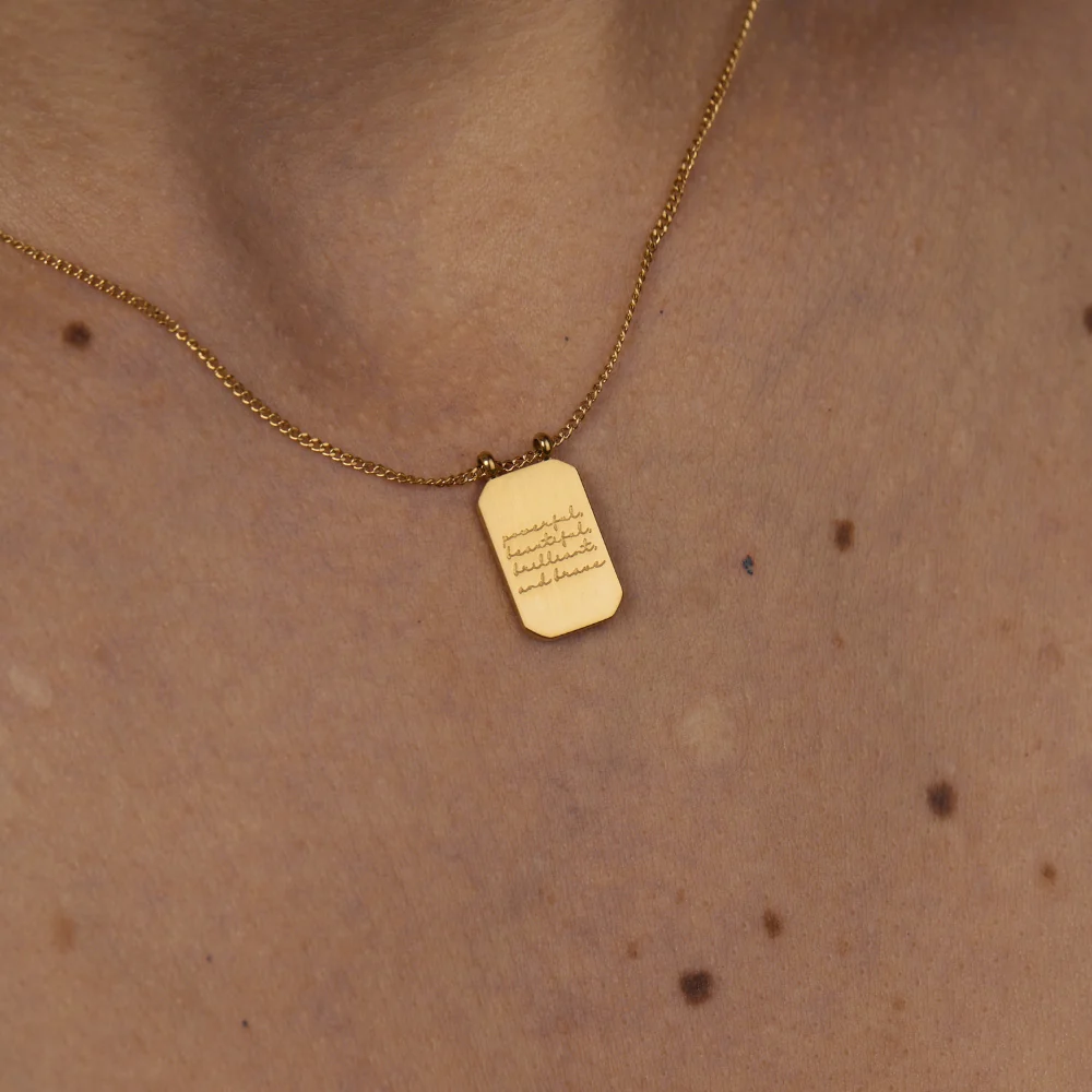 Powerful, Beautiful, Brilliant, and Brave - Necklace - Image 8