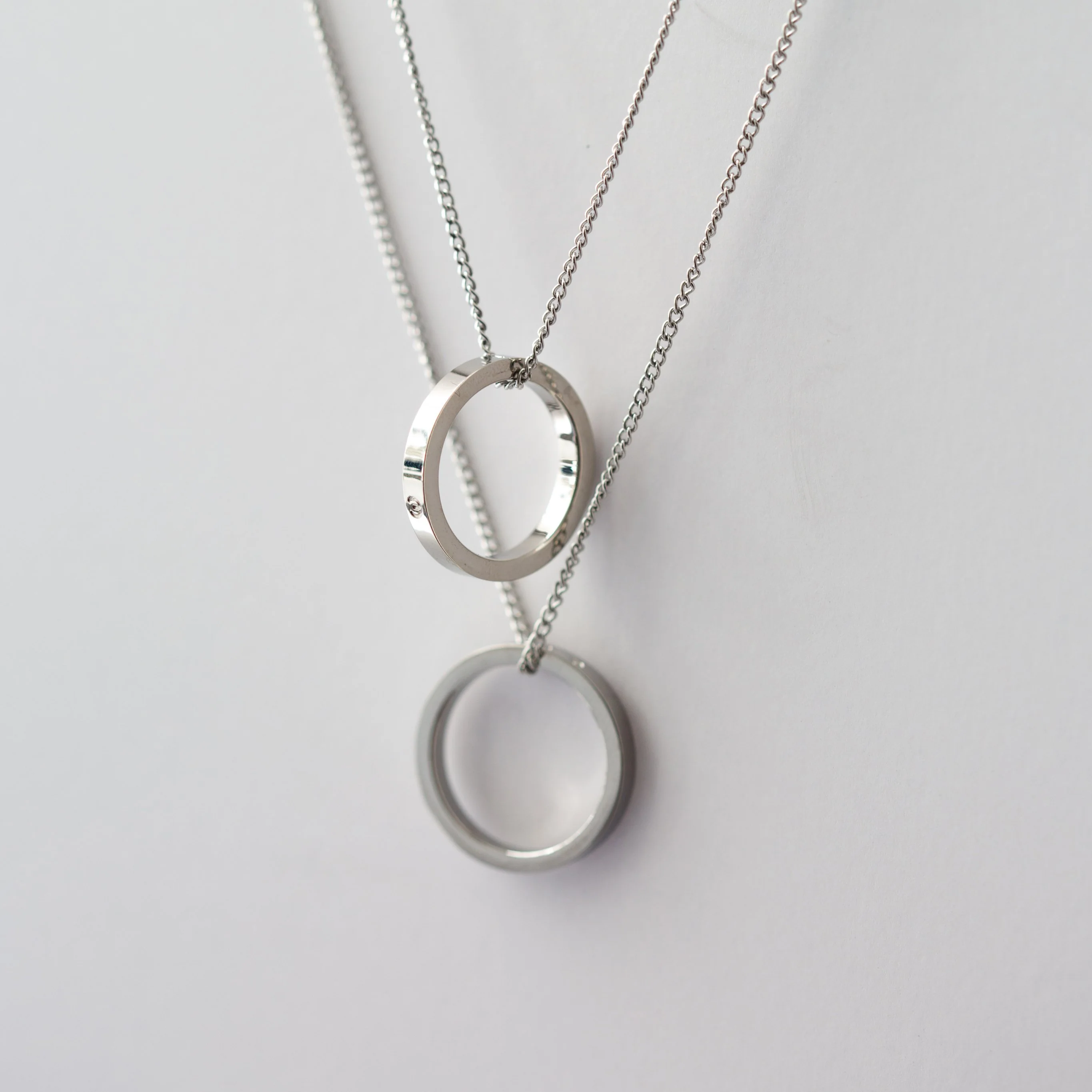 What Goes Around Comes Around (matte) fidget ring necklace - Image 4