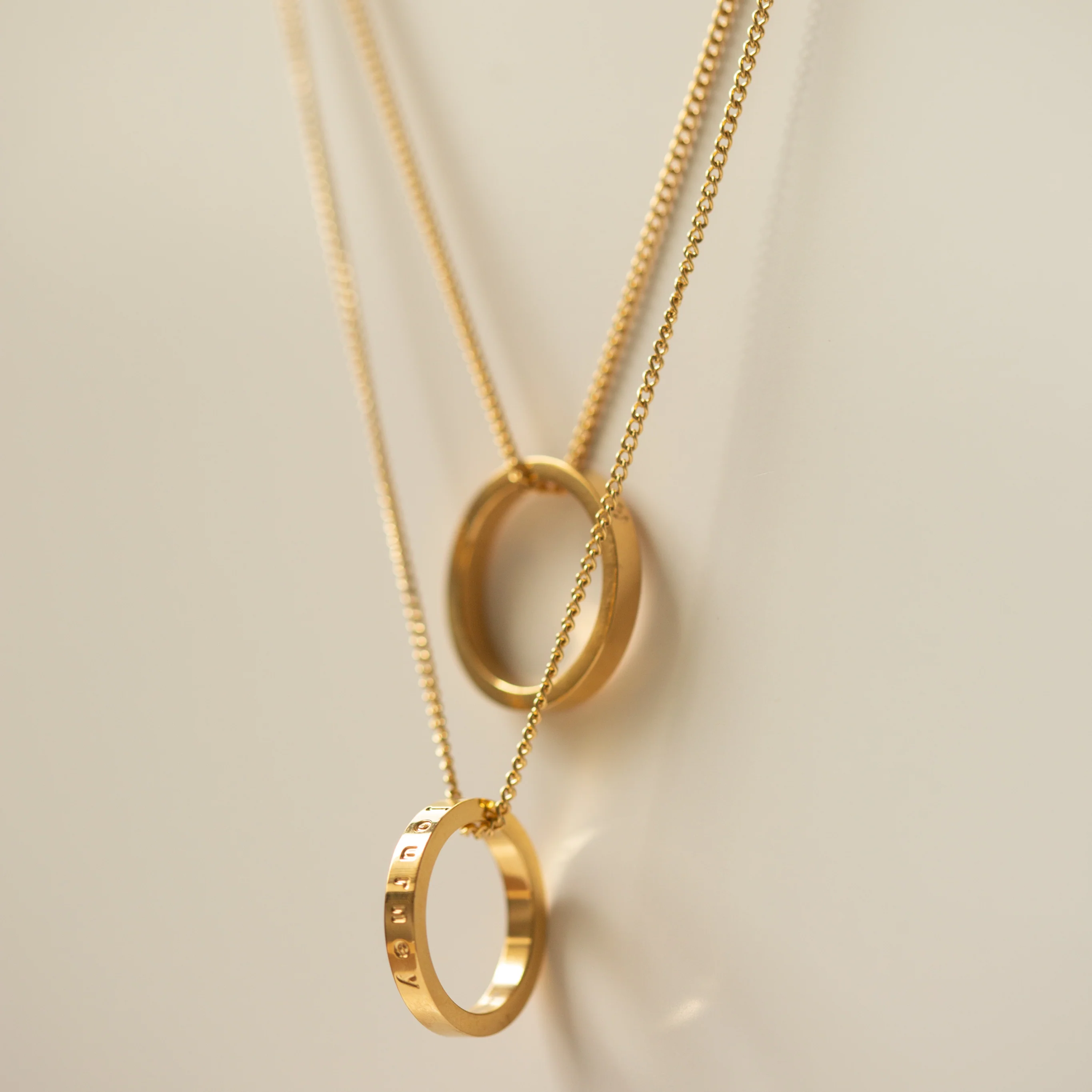 What Goes Around, Comes Around (shiny) fidget ring necklace - Image 9